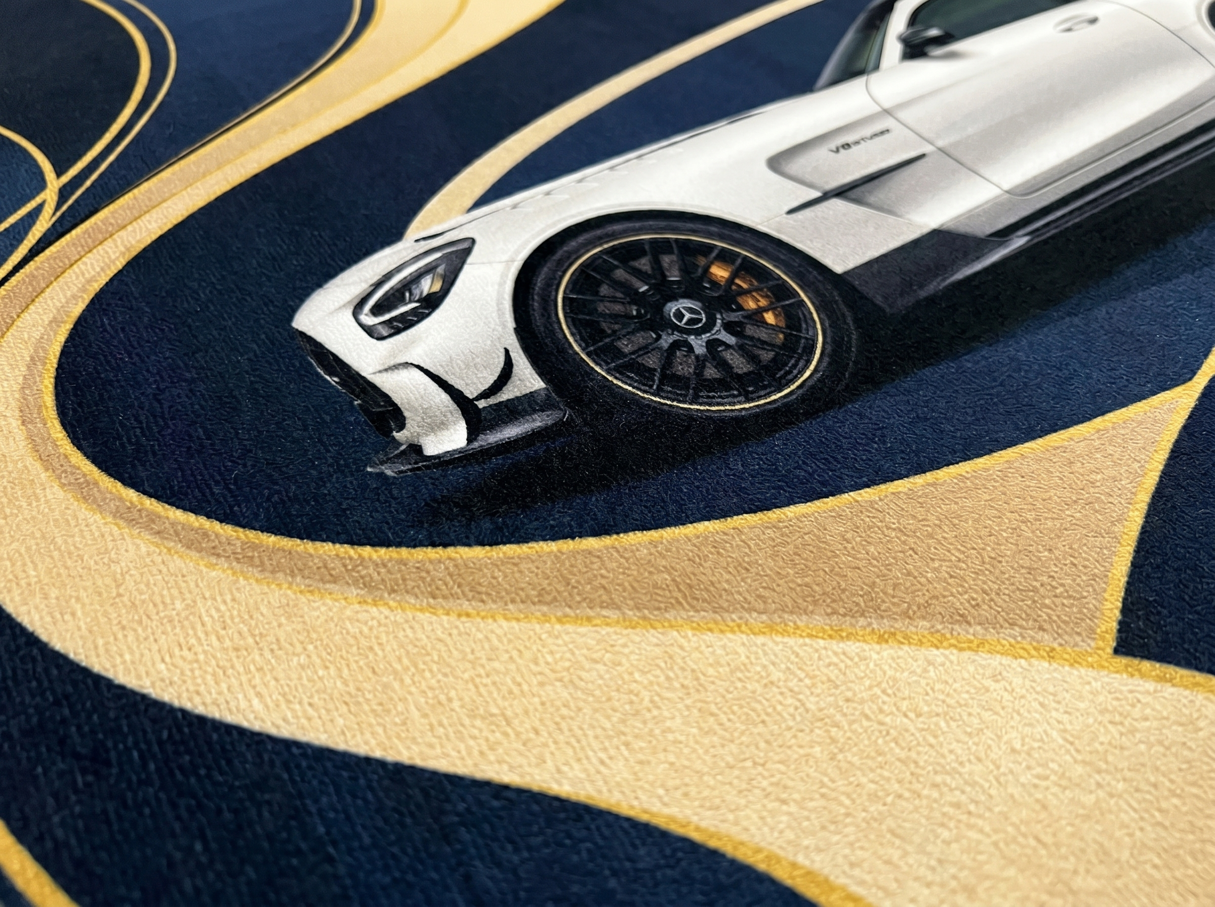 Mercedes Benz AMG GT — Opalite White Magno