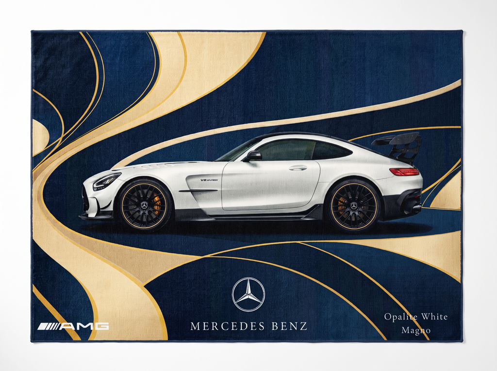 Mercedes Benz AMG GT — Opalite White Magno